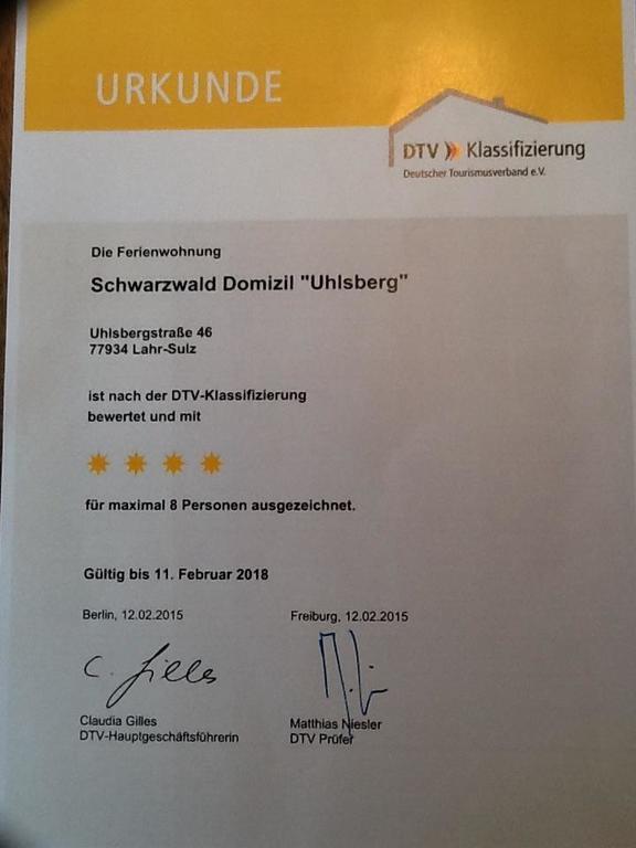 Schwarzwald Domizil Uhlsberg Lejlighed Kippenheim Eksteriør billede